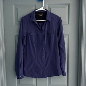 Exofficio Royal Blue Mesh-Lined Shirt